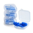 2 Pairs Earplugs Silicone Ear Plugs Shooting Working Hearing Protection W case