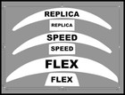 Full Size Los Angeles Chargers Helmet Decals - 18 Designs To Choose From