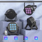 10x Stage Lighting 135w 9led Par Can Light Rgbw Beam Dmx Disco Uplight Show