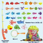     Magnetic Fishing Toys Game Set For Kids   Water Table Bathtub Kiddie Pool Part