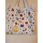 David Byrne Tote Bag Graphic Art Canvas 15x15 Whimsical Print Artist
