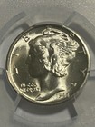 1944-d Mercury Dime Pcgs Ms65fb Brilliant Uncirculated Gem 