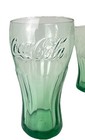Vtg Libbey Coca Cola Glasses Coke Brand Genuine Glass 16 75 Oz Green 6    Set Of 3