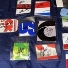 Nascar Lot Signed Race Used Sheetmetal Pieces Larson Busch Blaney More 