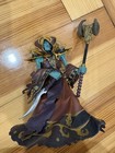 World Of Warcraft War Games Hooded Mage Figure W  Staff  Painted  2008