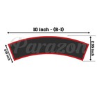 Custom Embroidered Top Rocker Sew On Patch Motorcycle Biker Badge 10   b -1 