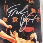 Frank Dux Autograph Signed Bloodsport Movie Poster 11x17 Photo Jsa Witness Coa