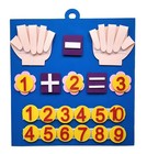 Kids Montessori Felt Math Board Counting Numbers Finger Learning Toy