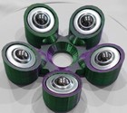 Bowling Ball Spinner Cup - Purple And Green