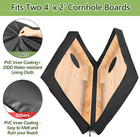 Regulation Cornhole Carrying Case With Padded Strap   Sandbag Pockets