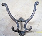 Nice Looking  Vintage  Cast Iron Victorian Wall Coat-hat-towel-robe-more