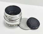 Helios 44 Lens F 2 58      M39 Red P Silver 13 Blades 1958 Very Rare The Ussr