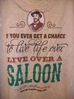 Dr Mcgillicuddy s Schnapps -  live Over A Saloon  Promo Men s T-shirt  new 