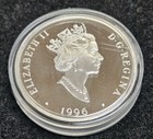 1996  20 1oz Sterling Silver With Gold Cameo Canada Aviation- Cf 105 Avro Arrow