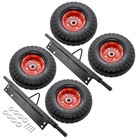 For Honda Generator Eu3000is Universal Generator Wheel Kit Coated Steel Wheels