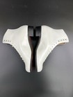 Vintage Nos Riedell 216 White Sz 8 Roller Skate Boot 2137 Red Wing Quad Ice