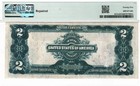 1899  2 Silver Certificate Pmg Vf25 Net  Fr  257m Mini Porthole Mule Repaired