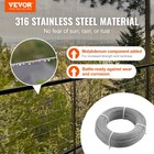 Vevor T316 Stainless Steel Cable Steel Wire Rope 1 8  300 Ft 7x7 Cable Railing