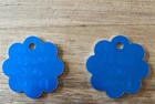 2 Pcs Aluminum 2025 Rabies Vaccination Dog Tags  Vet Tag Dogs Cats Lot Bulk