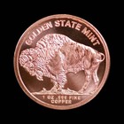 1 Oz Copper Round Buffalo   999  Bu 