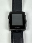 Untested Pebble Watch 301bl Smartwatch With Sports Band - For Parts 