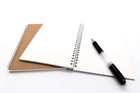 Blank Spiral Notebook  9-pack  Soft Cover  Sketch Book  100 Pages   50 Sheets   