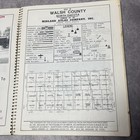 1981 Walsh County North Dakota Atlas Grafton Adams Auburn Nash Ardoch Plat Book