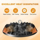 12 Pack 200w Ufo Led High Bay Light Industrial Commercial Warehouse Garage Light