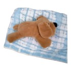 Melissa And Doug Puppy Dog Plush Lovey Tan Stuffed Animal Soft Laying Down 9  
