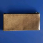 Vintage Bank Money Deposit Zipper Bag First National Bank Las Animas Tan Vinyl