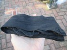 Reenactor Colonial Rev War 18-19th C Silk Stocking Solid Jet Black Ladies Gentry