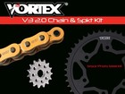 Vortex Hfrs 520 Sprocket Kit Gold 14 44 Kawasaki Ninja 400