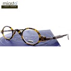 New Miasto Retro Mini Oval Round Rx Optical Spectacle Eyeglasses Frames tortoise
