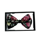 Floral Flower Unique Style Neckwear Adjustable Adult Men Tuxedo Bow Tie 