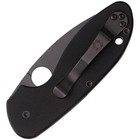 Spyderco Efficient Linerlock 3  8cr13mov G10 Black Folding Knife C216gpbbk