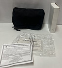 Samsonite Toiletry Hanging Travel Bag Black Small Canvas Zipper New 