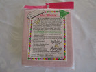 Vintage Baby Morgan Mini Baby  Blanket  Pink   18 X 20  Acrylic New  Read  