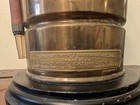 Vintage Water Fire Extinguisher Lamp Polished Brass