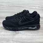 Nike Air Max 2017 Shoes Triple Black Mens Size 11 New 849559-004
