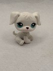 Hasbro Lps Littlest Pet Shop No Number  white Golden Retriever Rare 2007 Stained