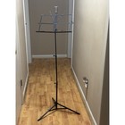 2 Sheet Music Stand Metal Folding Stand Adjustable Tripod Mount On Stage Bag