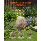 Faux Rock Cover  Outdoor Fake Rock Well Pump Cover  Realistic Natural Texture