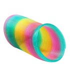 4 2 Inch Giant Sequin Color Rainbow Coil Spring Toy classic Magic Spring 