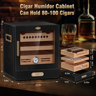Cigar Humidor Cabinet  Cigar Cabinet Humidor With Spanish Cedar Wood Drawer  Pre