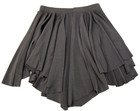 Black Ballet Skirt Women s Adult Small Elastic Waist Dance Hi Lo Hem