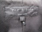 Rag Bone Jacket Women 2 Black Arrow Print Bailey Wool Blend 2 Button Blazer