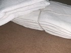 2500 New Great Mechanics Shop Rags Towels White 14 x14 