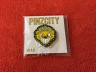 Pinzcity Scare Bear 4 0 Dark Green Yellow Iced Out Green Hat Pin Yellow Stones