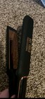 Hot Tools 1 25  Ceramic Flat Iron Straightener Black Gold Adjustable Heat