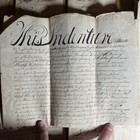 9 Original Antique Indenture Land Deed 1810s Documents Mostly Franklin County